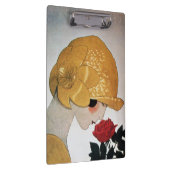 PORTE-BLOC FAMILLE AVEC ROSE ROSE ROUGE (Swatch)