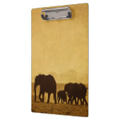 Porte-bloc Famille d'éléphant (Gauche)