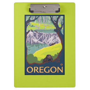 Porte-bloc Famille des castors