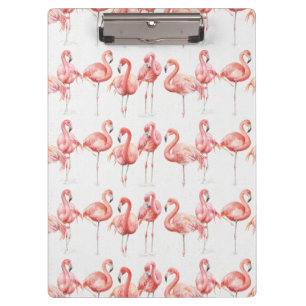 Porte-bloc Famille tropicale de des Flamants roses