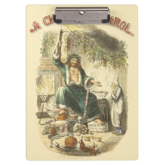 Porte-bloc Fantôme de Noël Présent Scrooge (Devant)