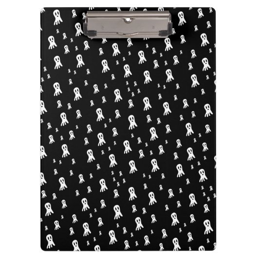 Porte-bloc Fantômes Sombres d'Halloween  (Devant)