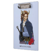 Porte-bloc Faune cornu Fae Fantastique (Gauche)