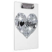 Porte-bloc Faux coeur diamant j'aime bling porte - bloc (Swatch)