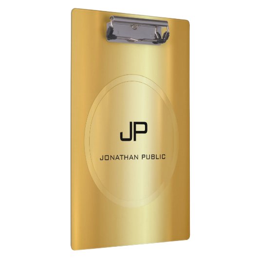 Porte-bloc Faux Gold Monogram tendance Modèle classique éléga (Swatch)