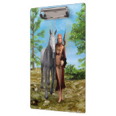 Porte-bloc Fée avec licorne (Gauche)