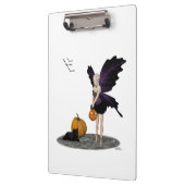 Porte-bloc Fée d'Halloween avec Porte - bloc Citrouille (Gauche)