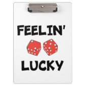 PORTE-BLOC "FEELIN' LUCKY" DICE (Devant)