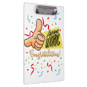 Porte-bloc félicitations de travail impressionnantes (Swatch)