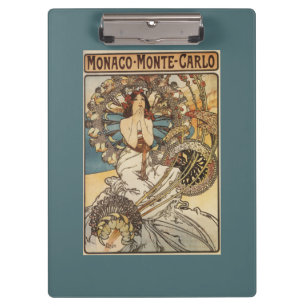 Porte-bloc Femme avec des plumes - affiche ferroviaire de