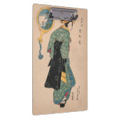 Porte-bloc Femme japonaise Kimono : Ukiyo-e Woodblock Imprime (Swatch)