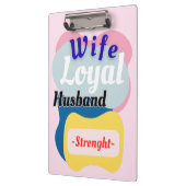 Porte-bloc Femme, Mari Loyal, Force (Gauche)