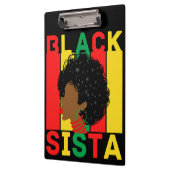 Porte-bloc Femme noire Melanin Sista Love (Gauche)