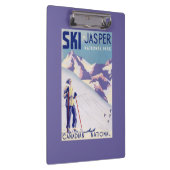 Porte-bloc Femme posant l'affiche ouverte de pentes (Swatch)