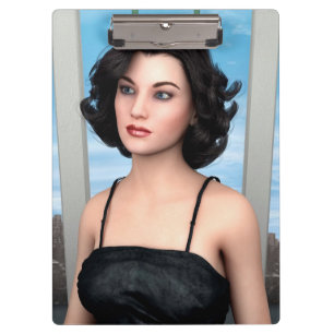 Porte-bloc Femme Vintage