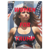 PORTE-BLOC FEMMES POUR TRUMP (Dos)