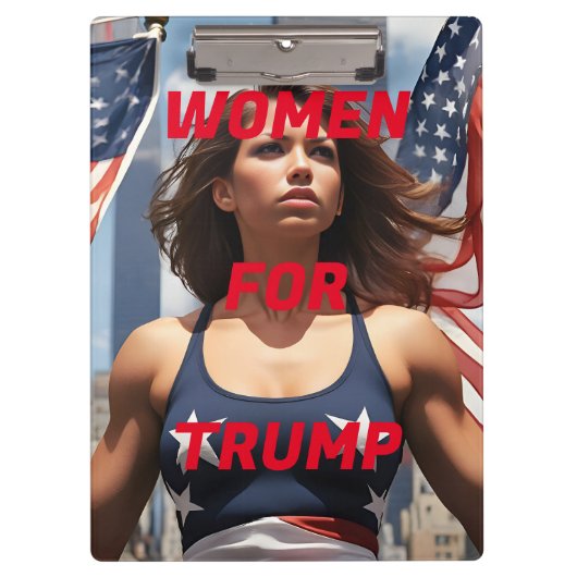 PORTE-BLOC FEMMES POUR TRUMP (Devant)