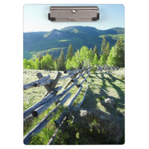 Porte-bloc Fenceline en bois