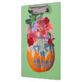 Porte-bloc Festif automne Citrouille Floral (Gauche)