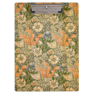 Porte-bloc Festival de fleurs de William Morris Spring Compto