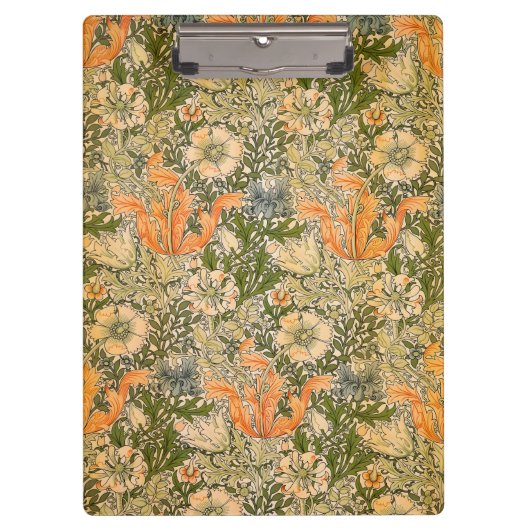 Porte-bloc Festival de fleurs de William Morris Spring Compto (Devant)