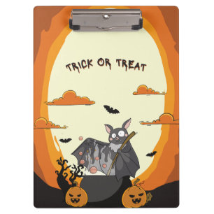 Porte-bloc Fête Chauve-souris Halloween Mignonne et Effrayant