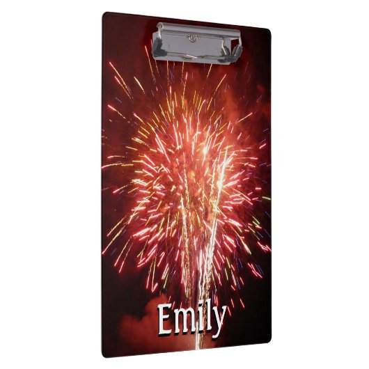 Porte-bloc Feu d'artifice rouge, blanc et bleu II patriotique (Swatch)