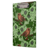 Porte-bloc Feu et hellebore, vert clair (Gauche)