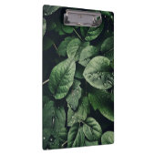 Porte-bloc Feuillage de feuille de la jungle verte profonde (Swatch)