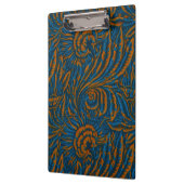 Porte-bloc Feuille botanique d'acanthe de style sarcelle Will (Gauche)