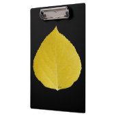Porte-bloc Feuille d'Aspen jaune #5 (Gauche)