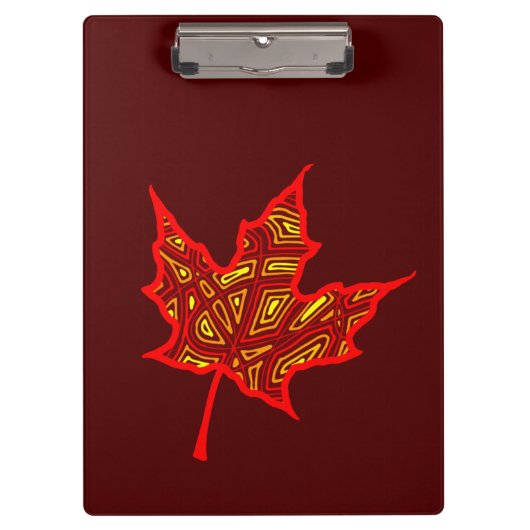 Porte-bloc Feuille de feu (Devant)