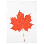 Porte-bloc Feuille d'érable rouge (Dos)