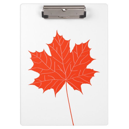 Porte-bloc Feuille d'érable rouge (Devant)