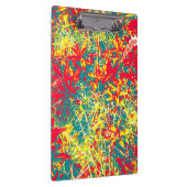 Porte-bloc feuille rouge vert jaune et blanc (Swatch)