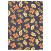 Porte-bloc Feuilles d'automne en chute chaude avec fleurs (Dos)