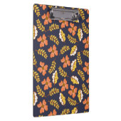 Porte-bloc Feuilles d'automne en chute chaude avec fleurs (Swatch)