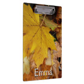 Porte-bloc Feuilles de Érable Tombées Jaune Automne Nature (Swatch)