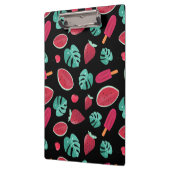 Porte-bloc Feuilles de pavot, cerise, fraise et pastèque (Gauche)