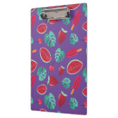 Porte-bloc Feuilles de pavot, cerise, fraise et pastèque (Gauche)