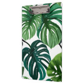 Porte-bloc Feuilles Monstera | Aquarelle moderne simple (Gauche)