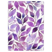 Porte-bloc Feuilles Violettes (Dos)