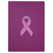 Porte-bloc Fibre de carbone de conscience de ruban de style (Dos)