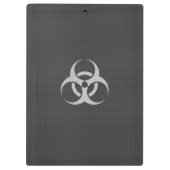 Porte-bloc Fibre de carbone toxique pour le blanc noir et le (Dos)