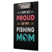 Porte-bloc Fière De Ma Maman Pêcheuse (Gauche)