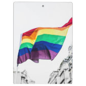 Porte-bloc Fierté drapeau arc-en-ciel (Dos)
