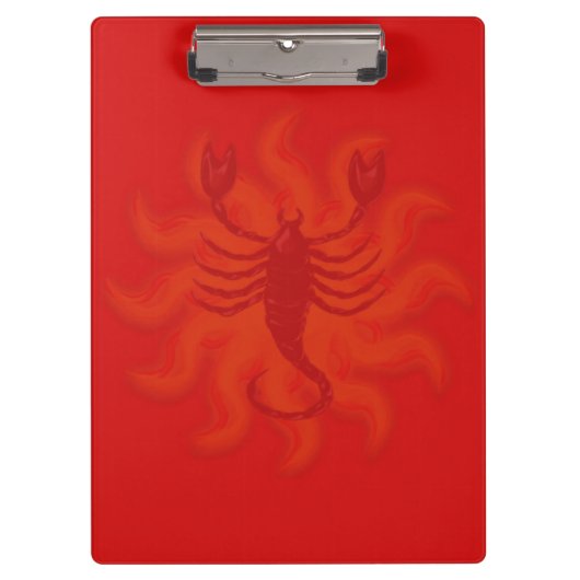 Porte-bloc Fiery Scorpio (Devant)
