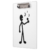 Porte-bloc Figure de stick (Gauche)
