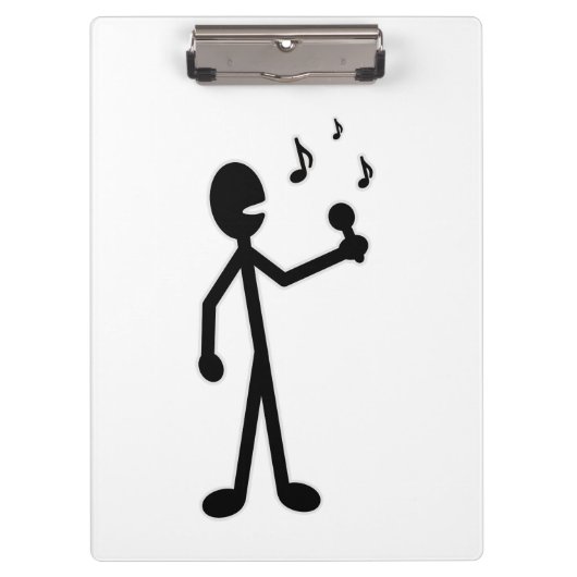 Porte-bloc Figure de stick (Devant)