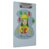 Porte-bloc Fille avec boîte cadeau de Noël (Swatch)